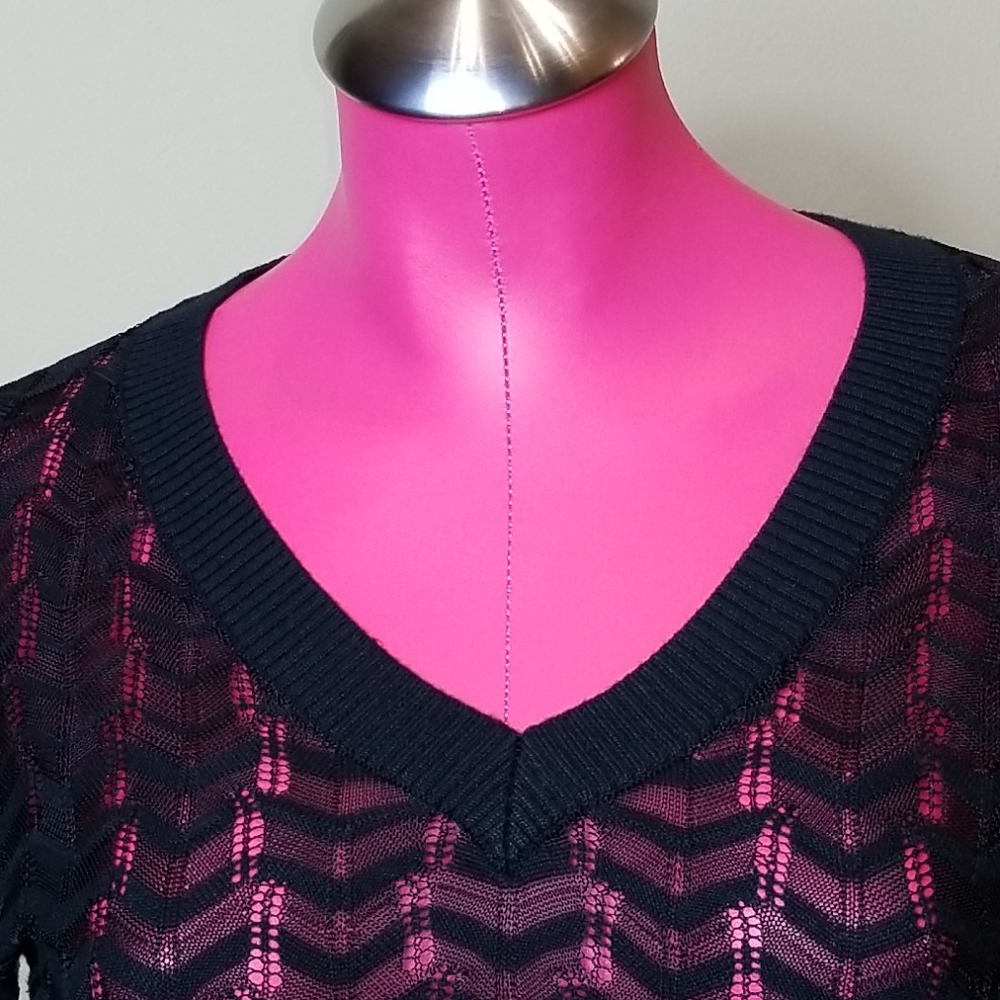 Missoni for Target Black Zig Zag Sweater/Top - Picture 2 of 8
